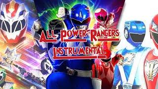 All Power Ranger Opening With Instrumental Songs (Mighty Morphin - Cosmic Fury)