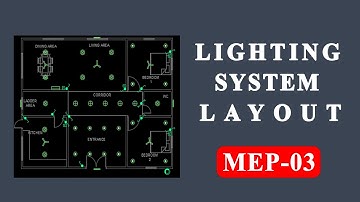 E - 03. Two Bedroom MEP Project: Lighting System Layout Using The Lumen Method.