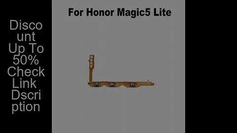 For Huawei Honor Magic5 Lite Power On Off Volume Button Key Power Flex Cable Replacement Magic 5 Lit