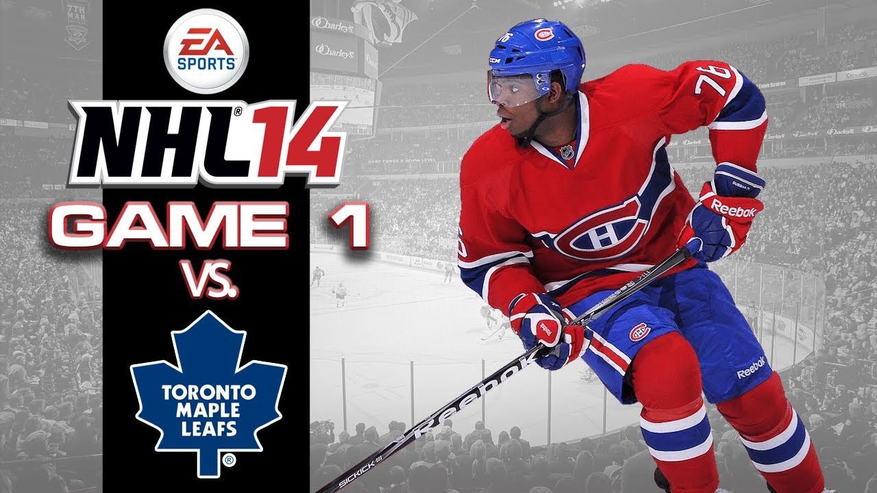 Let's Play NHL 14 - Game 1 vs Toronto 