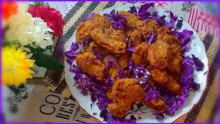 طريقة أجنحة الدجاج المقلية المقرمشه بالخلطة السرية جربي طريقتي واعملي الكنتاكي chicken wings !!