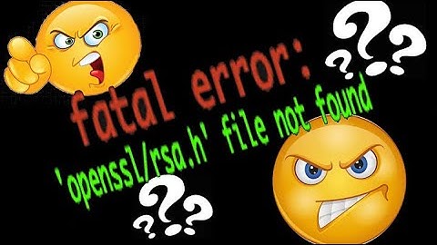 Fix "fatal error: 