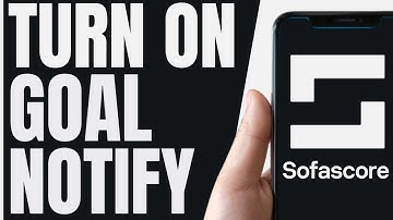 How To ENABLE / TURN ON Goal Notifications On SofaScore App (QUICK & EASY) 2025
