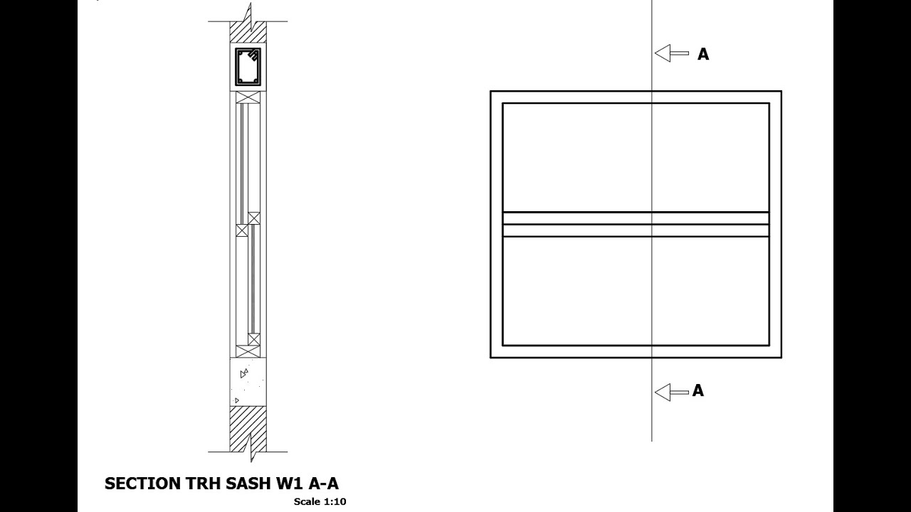 CXC Technical Drawing | Section Through a SASH Window (2024-2025 Exam ...