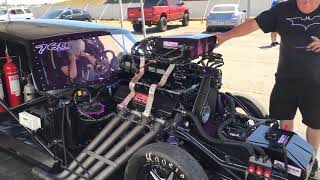 Bat Crazy Racing Outlaw N/T pro mod warm up, Grudge Car Beast!