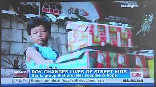 Filipino Kid Featured by CNN