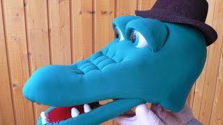 Крокодил Гена. Как сделать маску из поролона.