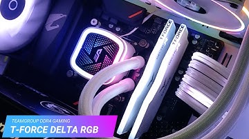 T-FORCE DELTA RGB DDR4 GAMING MEMORY | UNBOXING & INSTALLATION