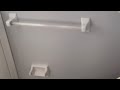 Easiest way to remove old ceramic towel bars or toilet paper holders