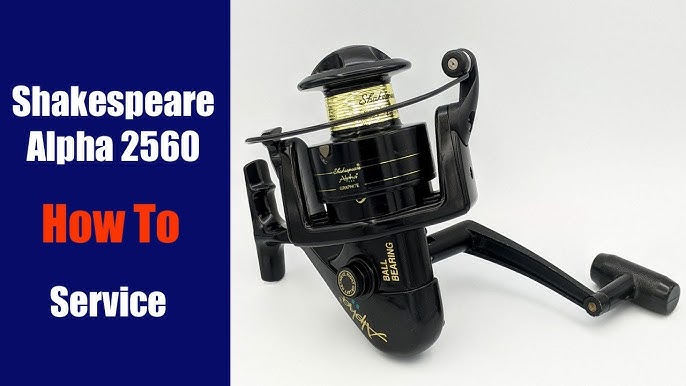 Shakespeare Sigma 70 Saltwater spin fishing reel how to take apart and  service including bearing rep 