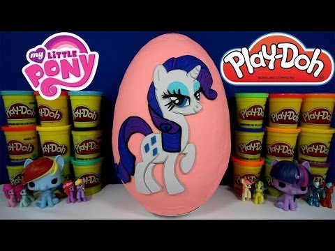 Play Doh SURPRISE EGGS My Little Pony - Surprise Eggs Unboxing