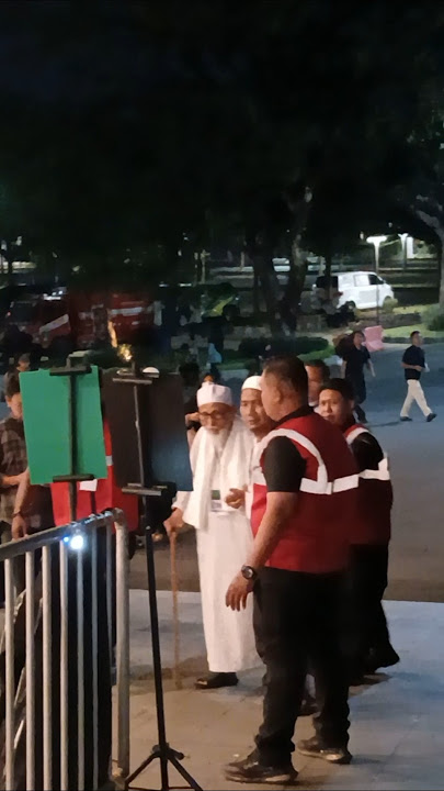 Detik-detik ustadz Abu Bakar Ba'asyir datang ke ceramah Dr. Zakir Naik #drzakirnaik #ceramah