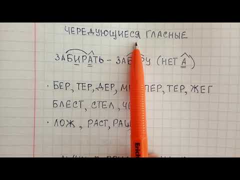 Чередующиеся гласные – что это такое, какие они бывают и как их правильно объяснять