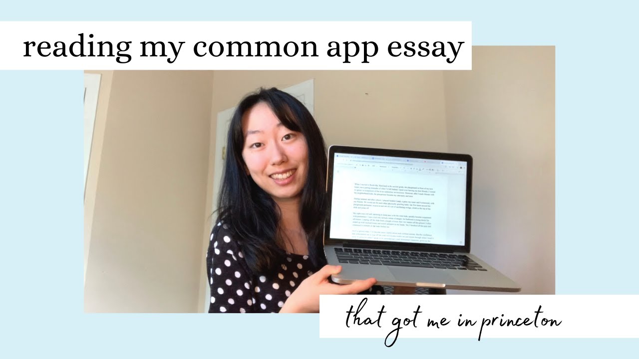 common app essays princeton