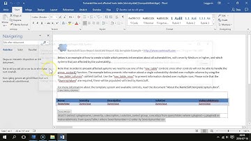 NamicSoft - Create Word Reports