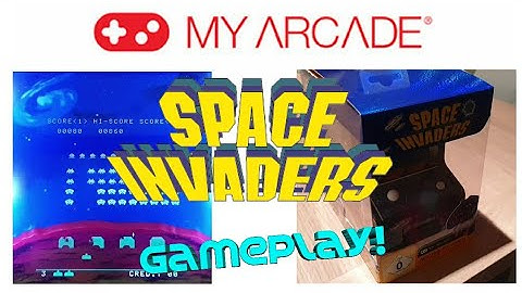 My Arcade Micro Player - Space Invaders. Review and game demo!