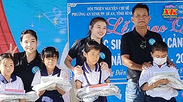 LỄ TRAO QUÀ CHO HỌC SINH CÓ HOÀN CẢNH KHÓ KHĂN NĂM HỌC 2023 2024