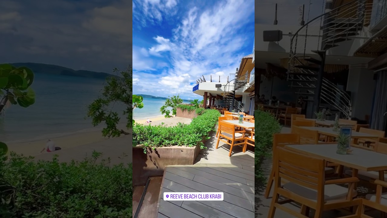 Reeve Beach club krabi view 