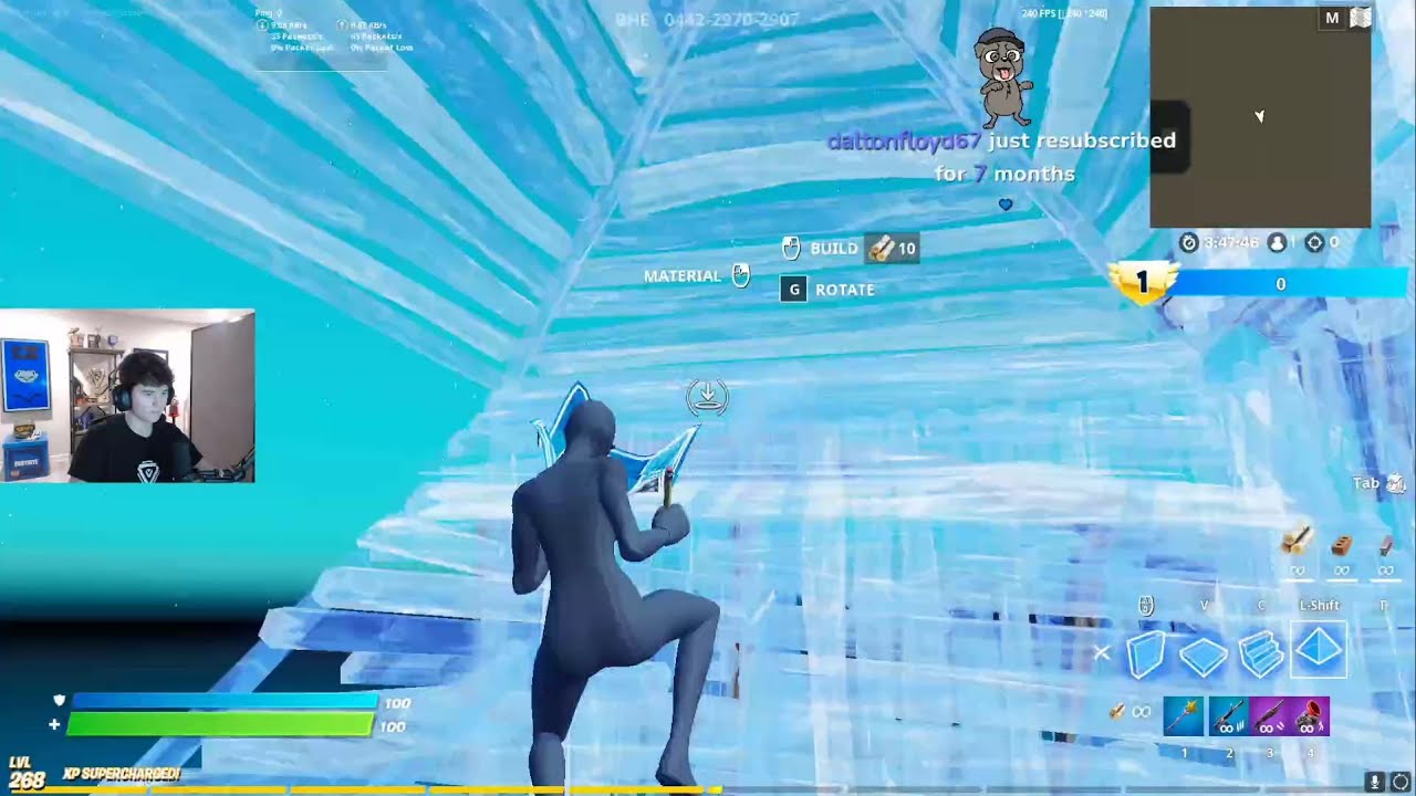 Bugha new keybinds | free build - YouTube