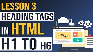 Heading Tags in HTML | Importance of Heading Tags -  Html Tutorial for Beginners ( Lesson -3)