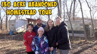 We Bought A 130 Acre Abandoned Homestead | Full Property Tour Of Her Dream Land