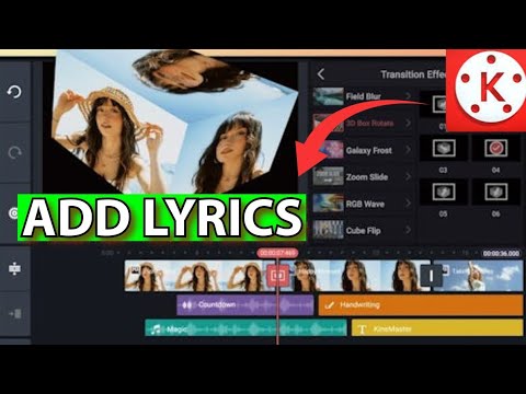 How to Add Lyrics in KineMaster 2025