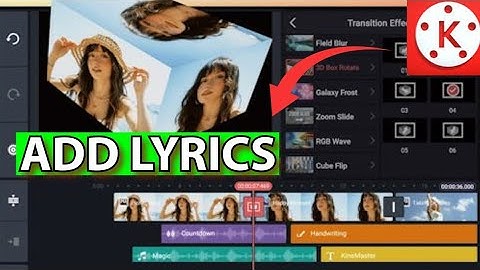 How to Add Lyrics in KineMaster 2025?