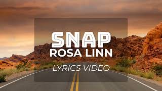 Snap Rosa Linn Lyrics [Valencia Lyrics Video]