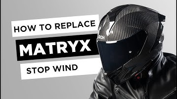 AIROH MATRYX FULL FACE HELMET STOP WIND ASSEMBLY AND DISASSEMBLY VIDEO TUTORIAL