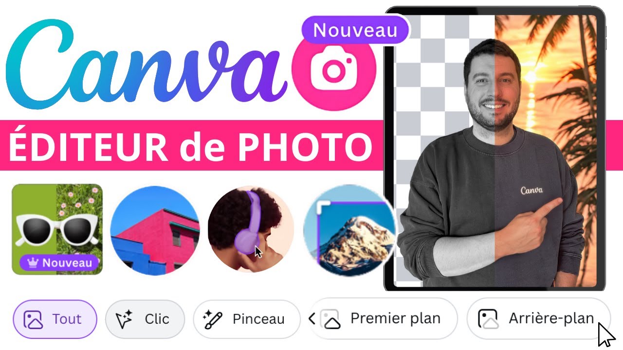 Modifier une PHOTO sur Canva : Nouvel Éditeur