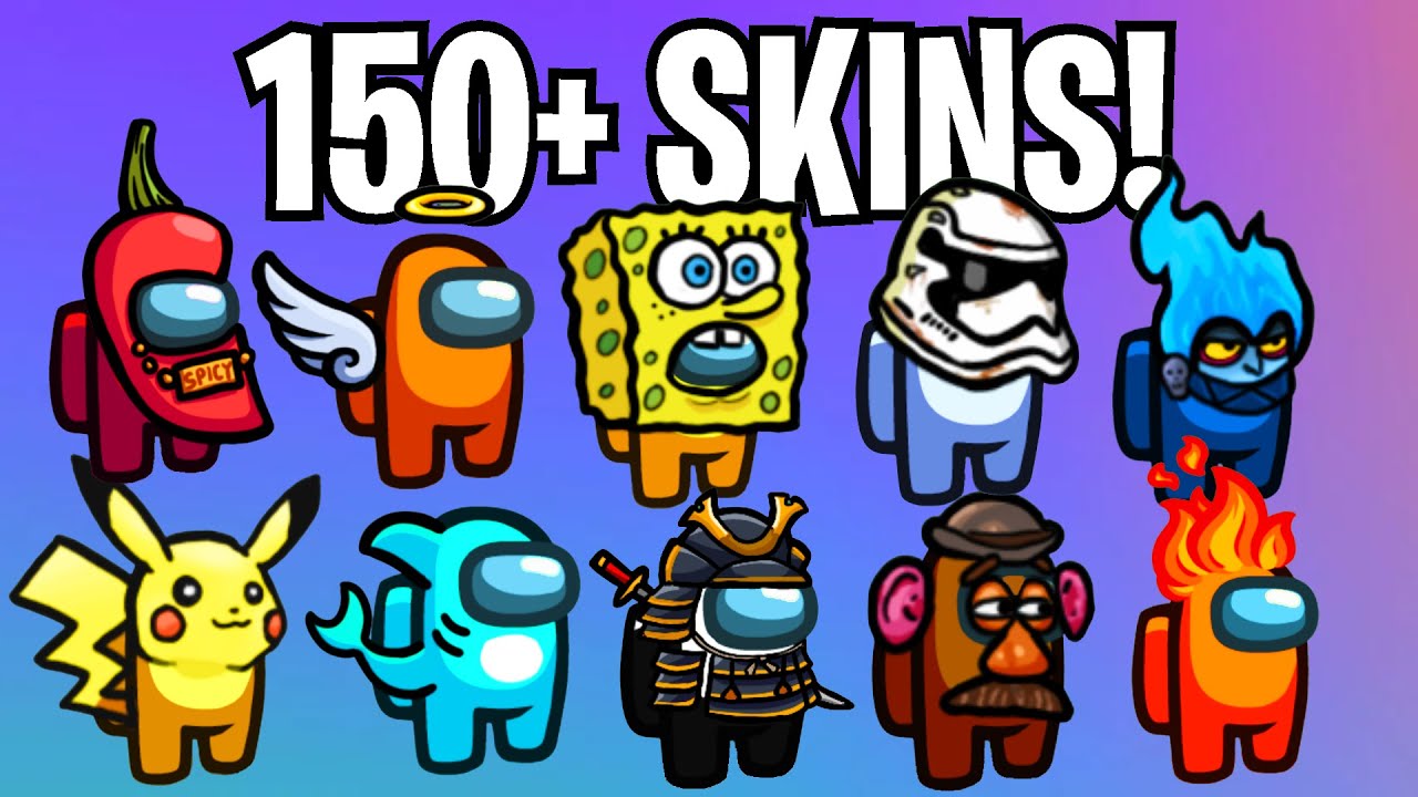 HOW TO GET 150+ SKINS MOD IN AMONG US FOR FREE! GET FREE AMONG US SKINS!  (Download in description!) 