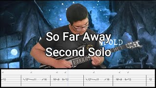 Avenged Sevenfold  | So Far Away | 2nd Guitar Solo   Tabs