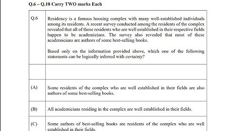 GATE 2023 Mathematics , General Aptitude