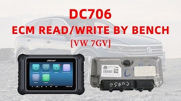OBDSTAR DC706 Read/ Write VW 7GV ECM on Bench - Cardiagtool