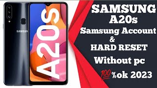 How to Remove Samsung Account and Hard Reset Samsung A20s.