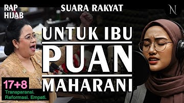 SUARA RAKYAT || UNTUK PUAN MAHARANI || TUNTUTAN 17+8 - NOIRNA RAP HIJAB (Official Music Video)