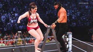Live WWE Match - Roman Reigns Vs Nikki Bella | WWE Smackdown Fight part 01