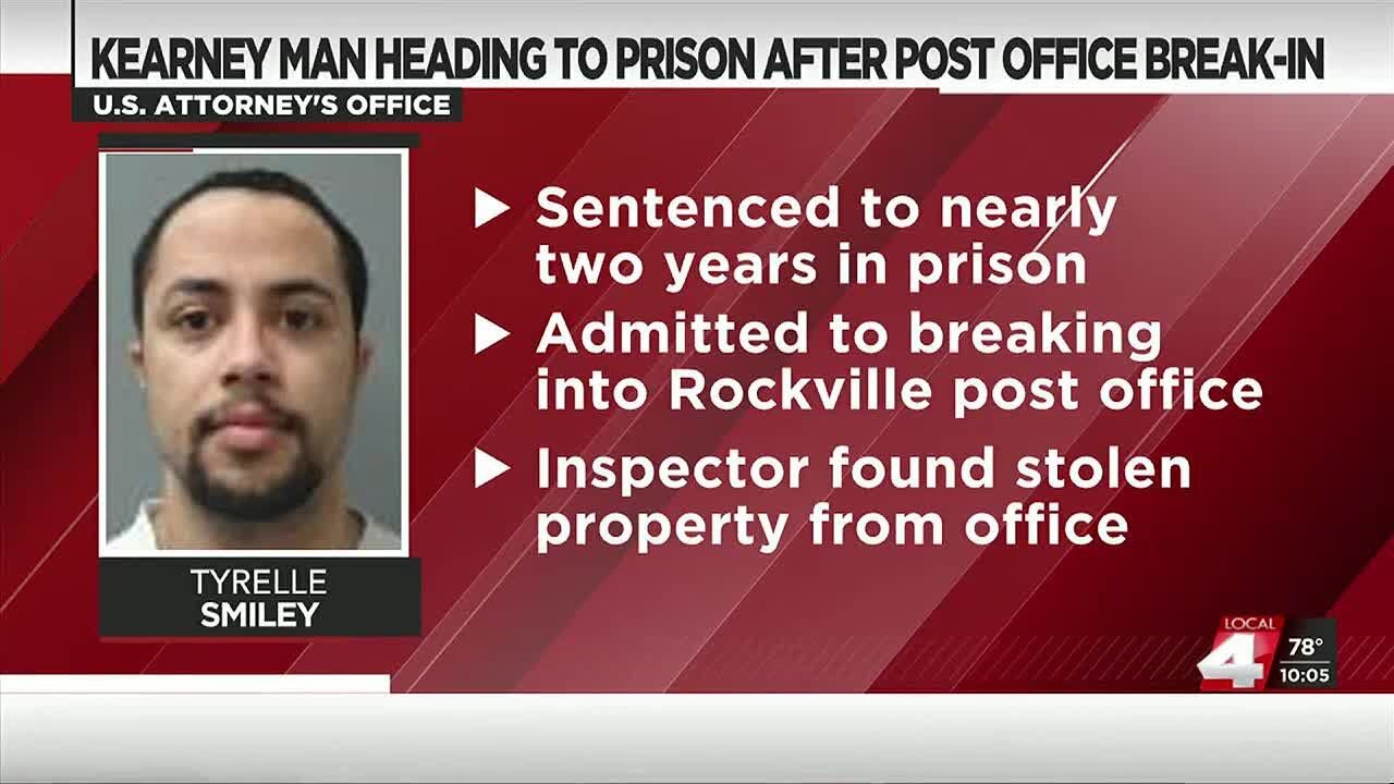 Kearney man sentenced to federal prison after breaking into Rockville ...
