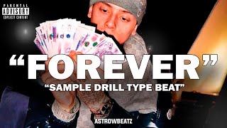 Free Melodic Sample Drill X Central Cee X Lil Tjay Type Beat 2023- Forever Sad Drill Type Beat