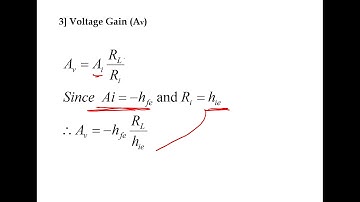 Approximate Analysis of CE Amplifier from h model of BJT