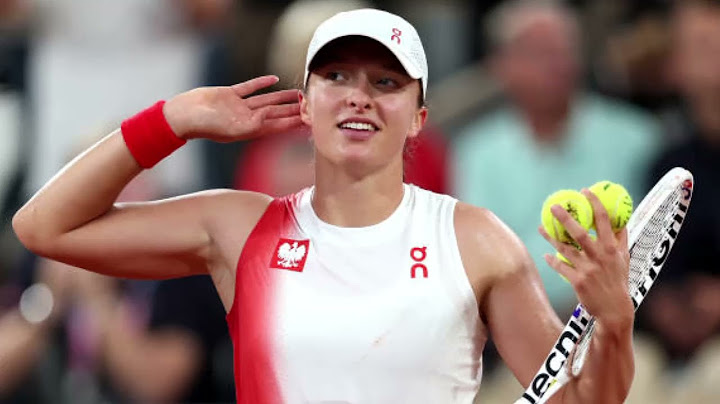 Iga Świątek – Qinwen Zheng, półfinał IO    01.08 Paryż 2024  12 00