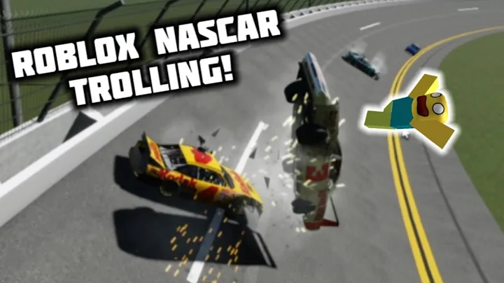 TROLLING ROBLOX NASCAR RACERS! | just daytona. (Roblox)