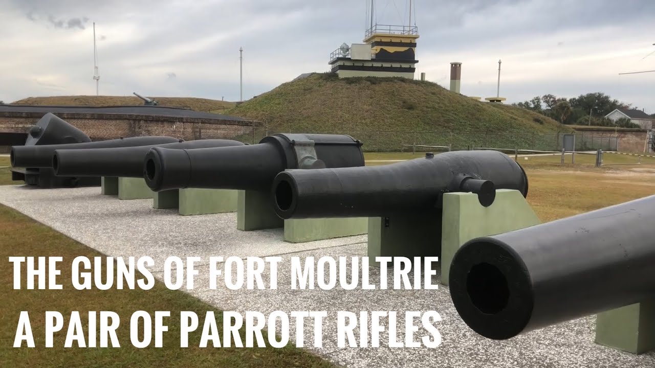 The Guns of Fort Moultrie 8” (200 pound) & 10” (300 pound) Parrott Rifle