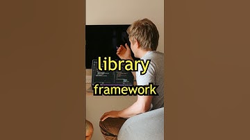 Library and Framework Differences📍#shorts