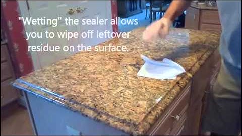 How To Properly Seal Granite Countertops