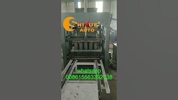 Hydraulic concrete hollow block making machine paving block making machine Shiyue machinery 2021