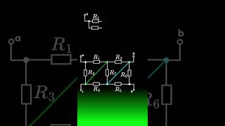 Найти эквивалентное сопротивление цепи ТОЭ  #calculus #тоэ #физика