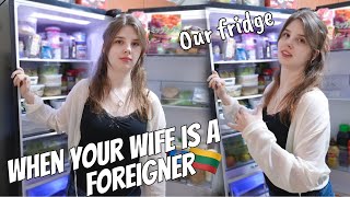 WHAT'S INSIDE OUR REF WHEN YOU HAVE FOREIGN WIFE IN THE PHILIPPINES? | LITHUANIAN/RUSSIAN WIFE