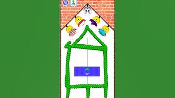 Draw To Smash logic puzzle brain game level 286  #gaming  #shorts #youtubeshorts  #shortfeed