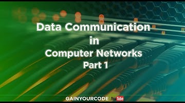 Data Communication in Computer Networks English Part 1